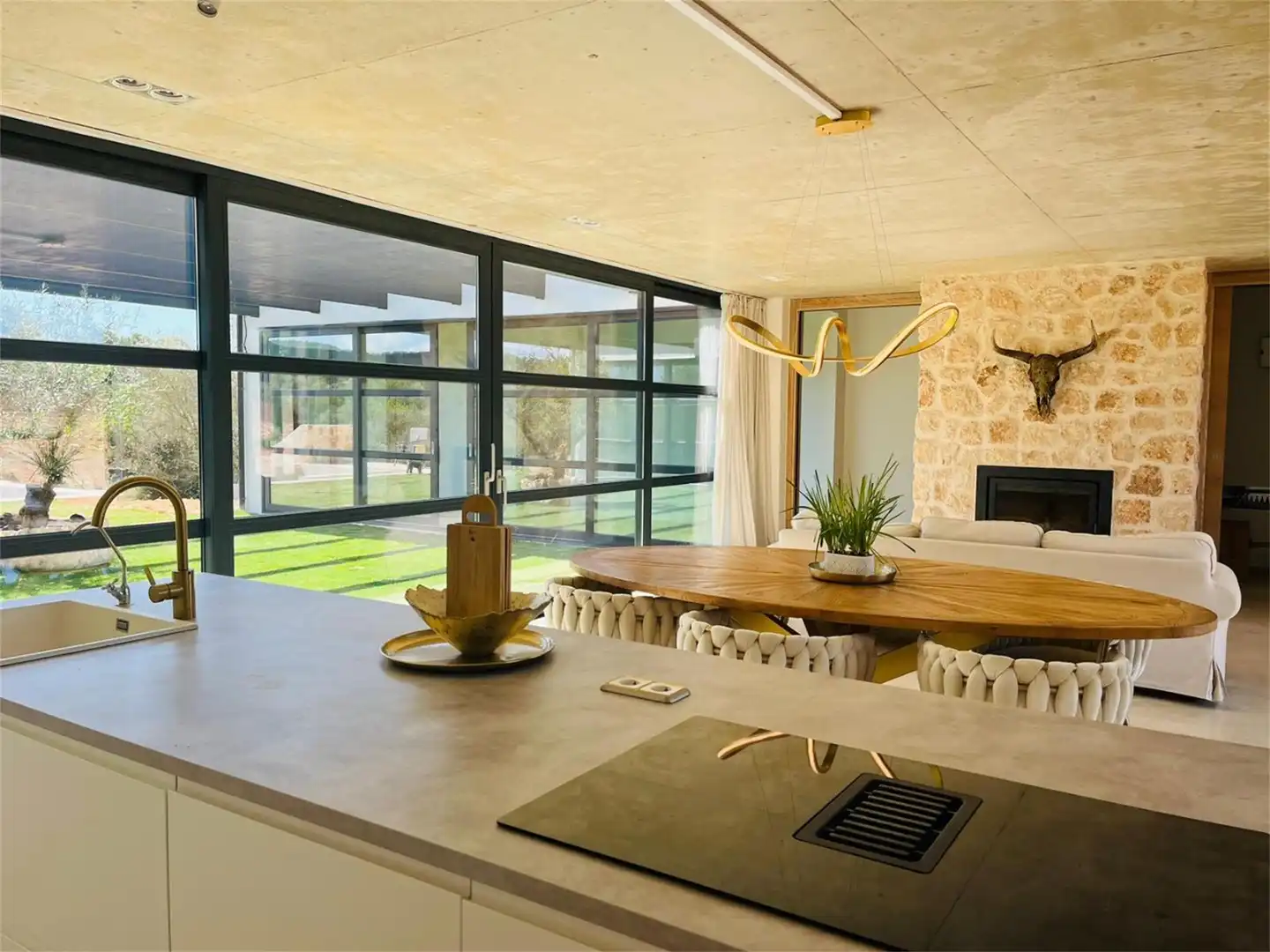 Country house zum Verkauf in Passeig de Mallorca, 11a, Ponent Esszimmer von Country house zum Verkauf in Palma de Mallorca mit Klimaanlage, Terrasse und Schwimmbad