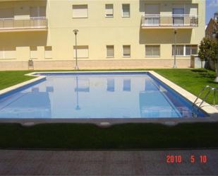 Swimming pool of Flat for sale in L'Aldea  with Air Conditioner and Swimming Pool