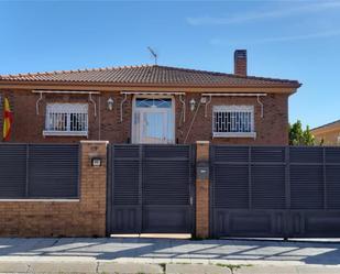 Exterior view of House or chalet for sale in Torres de la Alameda  with Air Conditioner and Swimming Pool