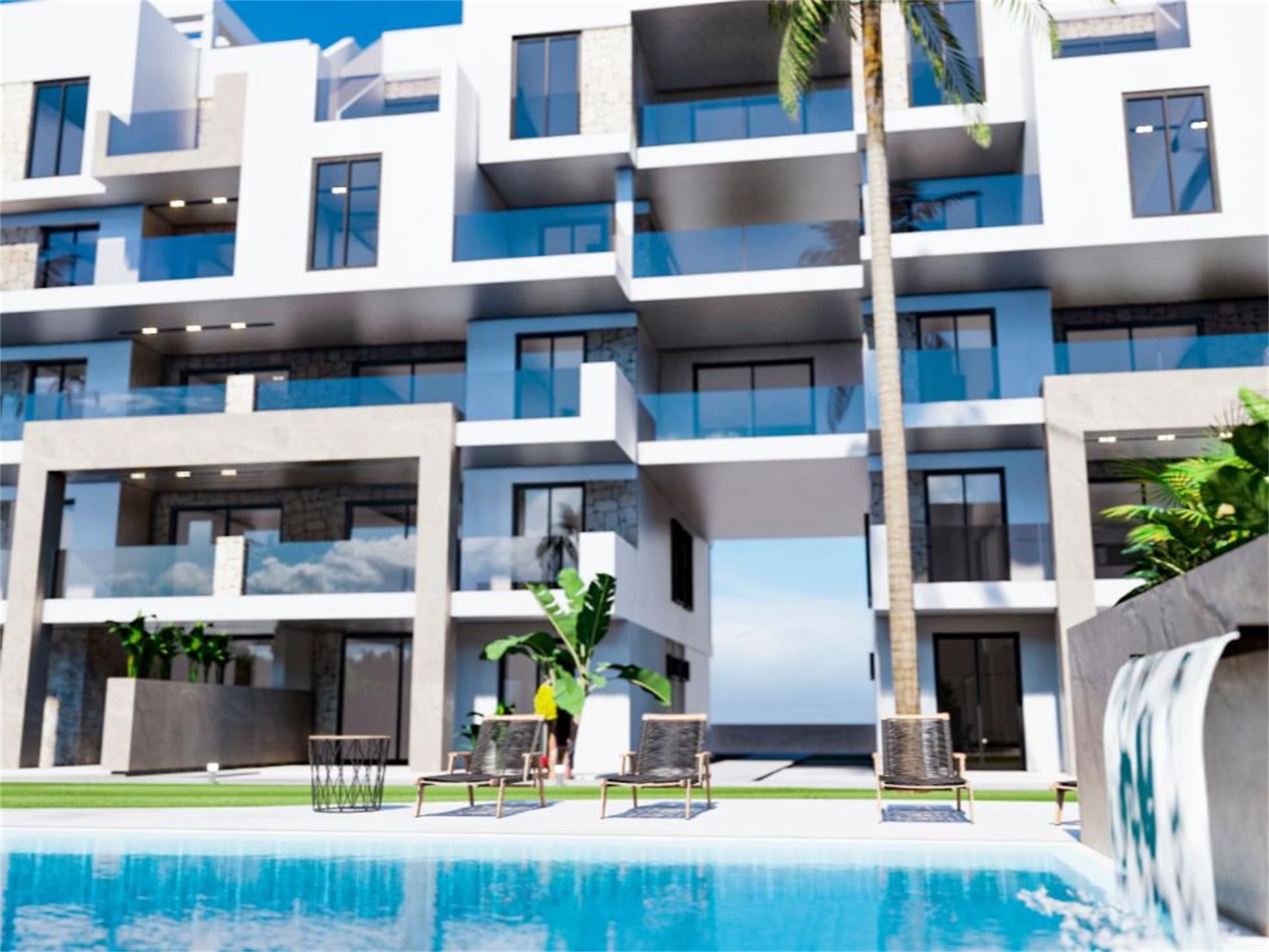 Exterior view of Flat for sale in Guardamar del Segura  with Air Conditioner, Private garden and Storage room