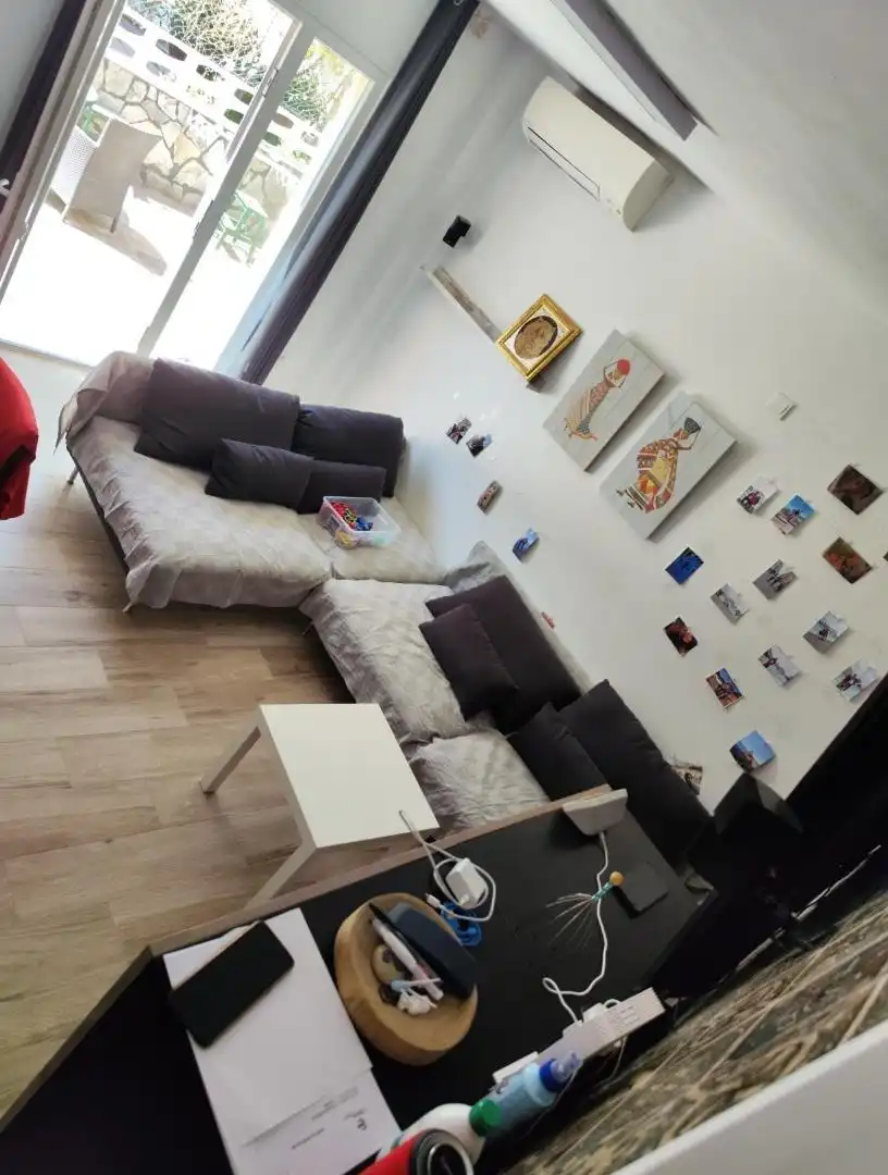 Living room of Flat for share in Huércal de Almería  with Air Conditioner, Heating and Private garden