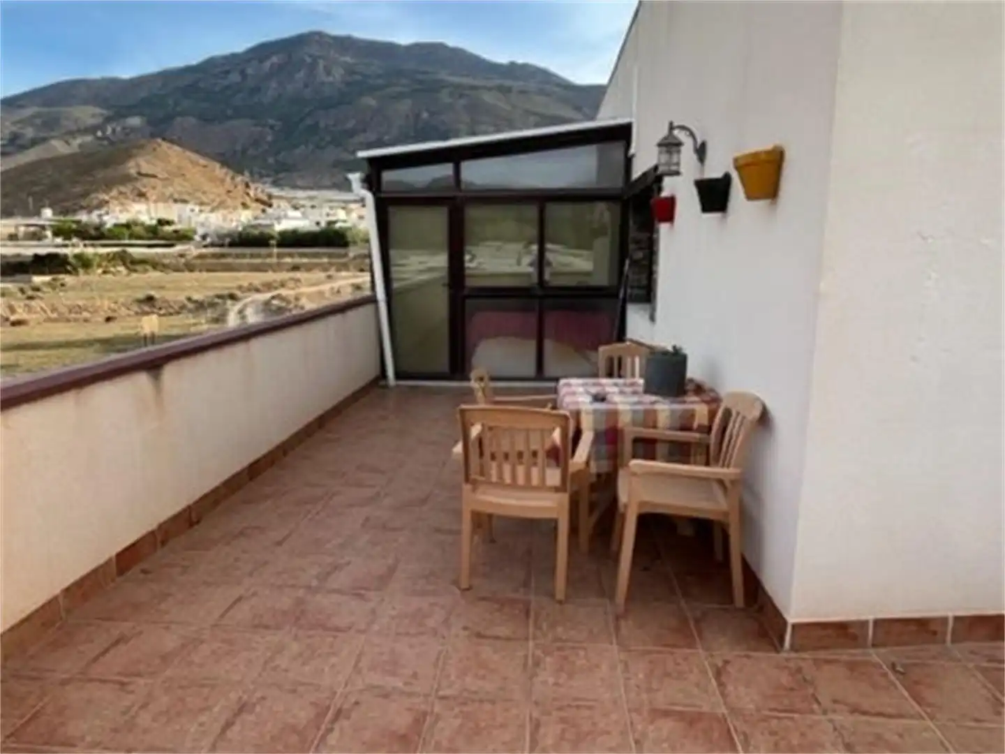 Terrasse von Wohnung zum Verkauf in Dalías mit Klimaanlage, Heizung und Terrasse