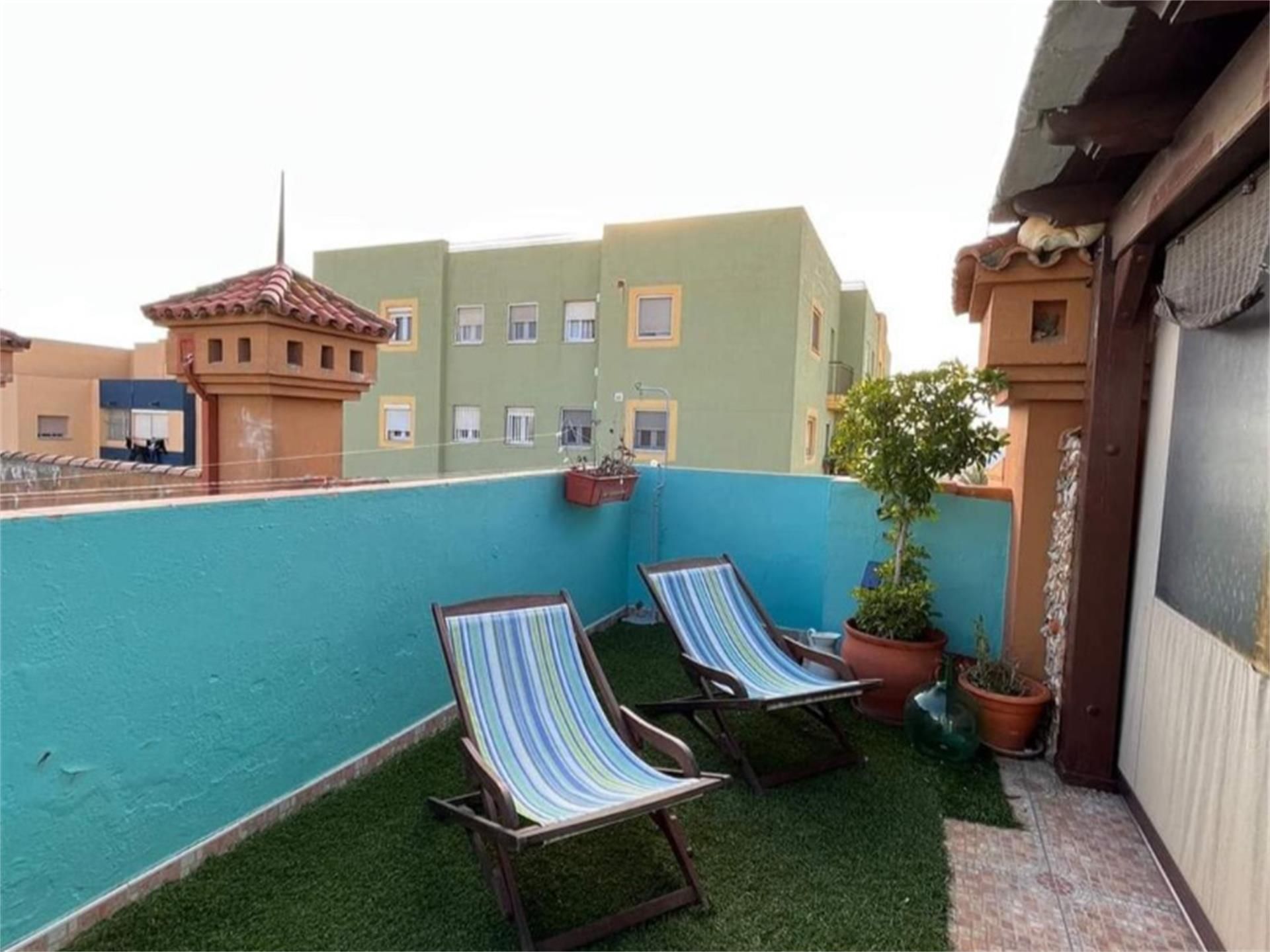 Terrace of Single-family semi-detached for sale in La Línea de la Concepción  with Air Conditioner and Terrace