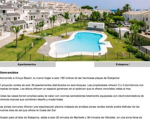 Swimming pool of Apartment for sale in Estepona  with Air Conditioner, Terrace and Swimming Pool