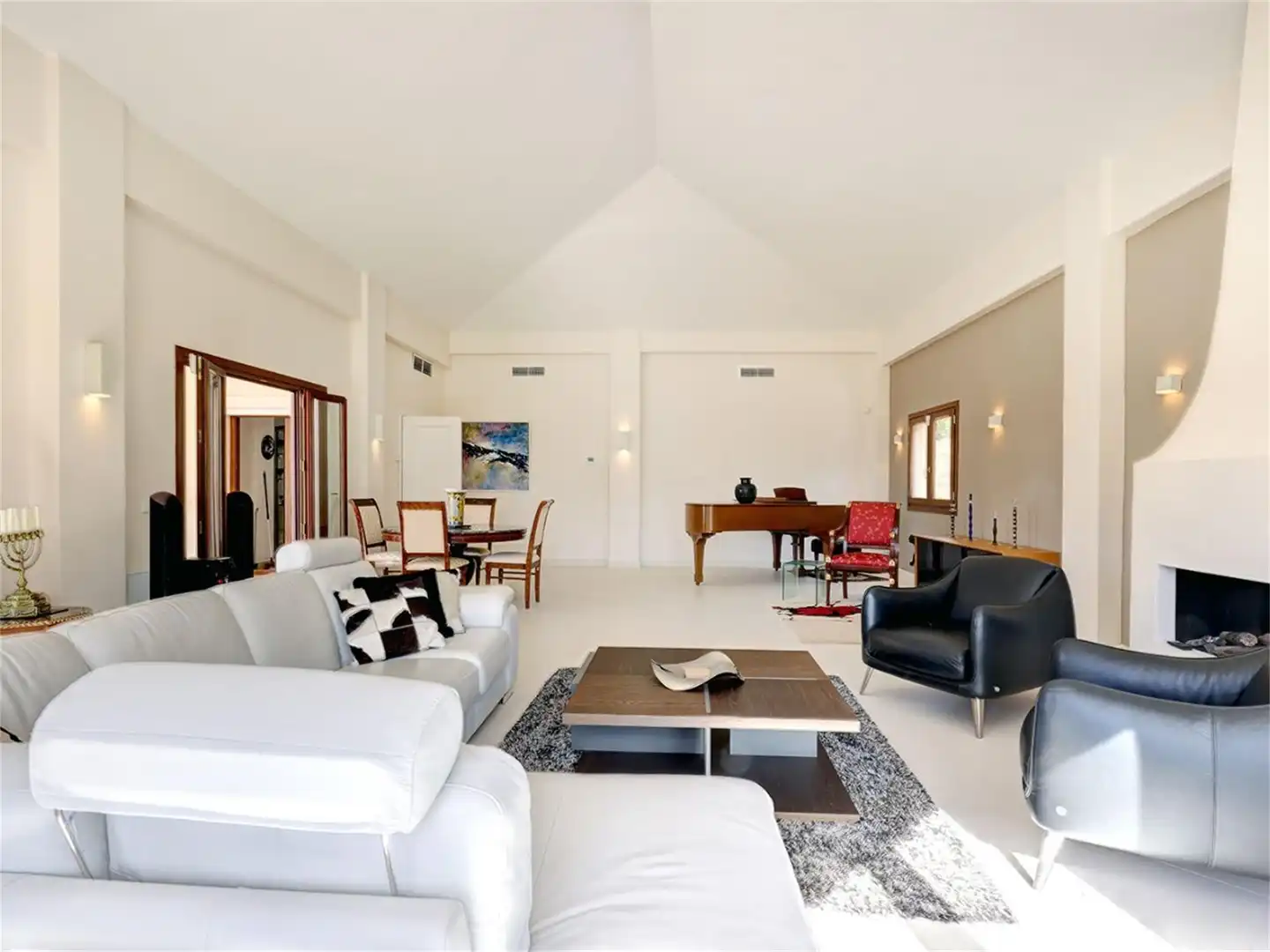 Sala de estar de Casa o chalet en venta en Sotogrande con Aire acondicionado, Terraza y Piscina