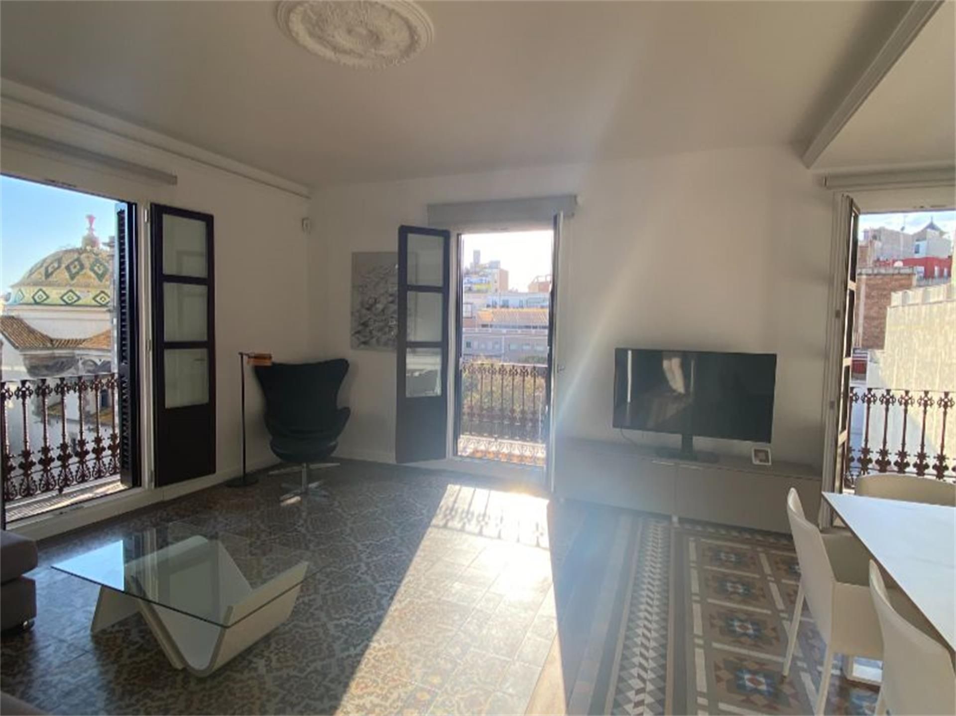 Exterior view of Flat to rent in  Barcelona Capital  with Air Conditioner, Heating and Parquet flooring