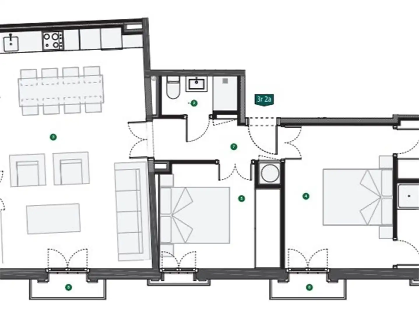 Flat for rent in Carrer de Gravina, 8, El Raval Flat for rent in Barcelona with Air Conditioner, Heating and Parquet flooring