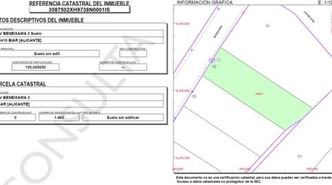 Industrial land for sale in Avinguda de Beneixama, 3, Biar, Alicante - image 4 Photo 4 of Industrial land for sale in Avinguda de Beneixama, 3, Biar, Alicante