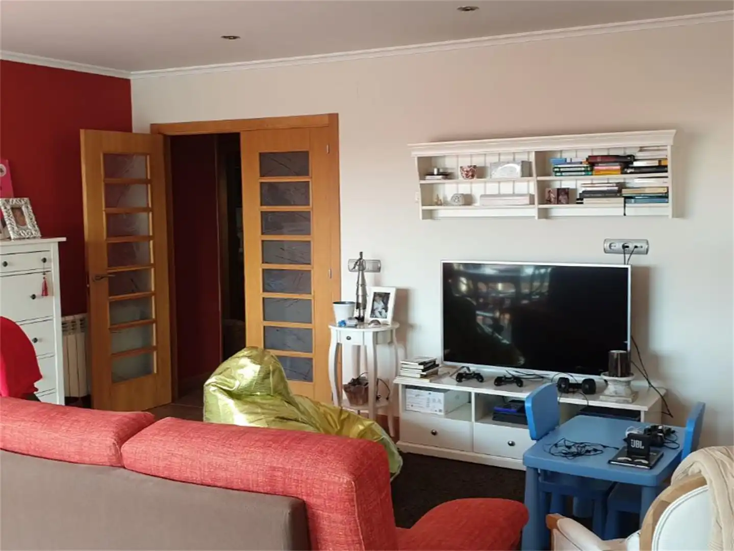 Flat for sale in Rúa do Valiño, 39, San Lázaro - Meixonfrío Living room of Flat for sale in Santiago de Compostela with Heating, Storage room and Furnished