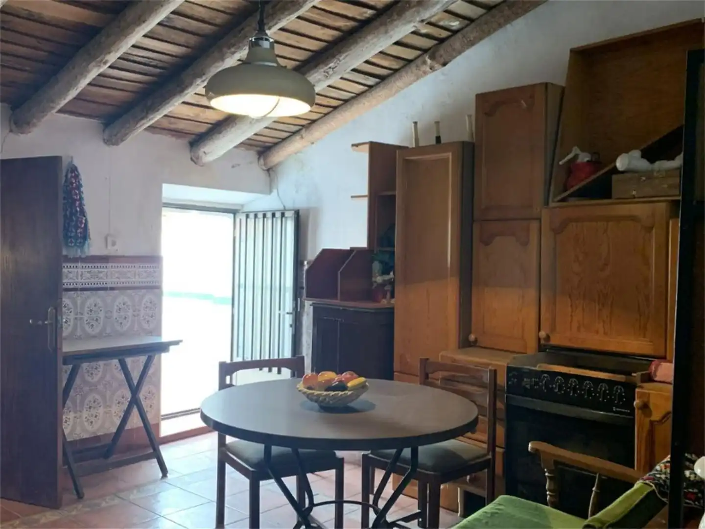 Cuina de Finca rústica en venda en Aldea del Cano amb Terrassa i Balcó