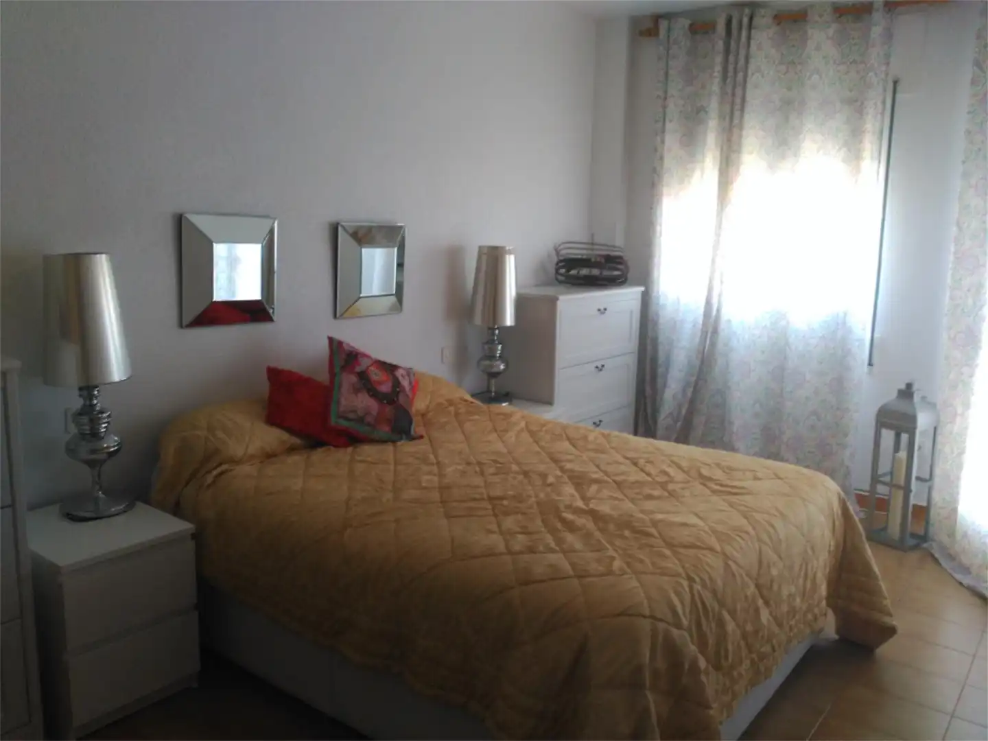 Flat for rent in Avenida Montemar, 35, Calabardina Bedroom of Flat for rent in Águilas with Air Conditioner, Private garden and Furnished