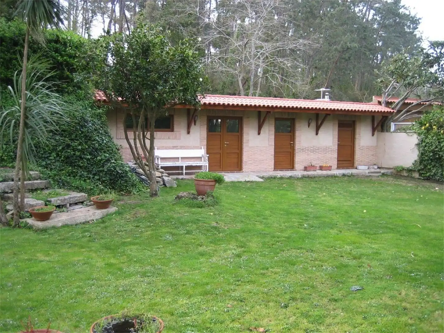 Garden of Houses for sale in O Grove    with Heating, Private garden and Parquet flooring