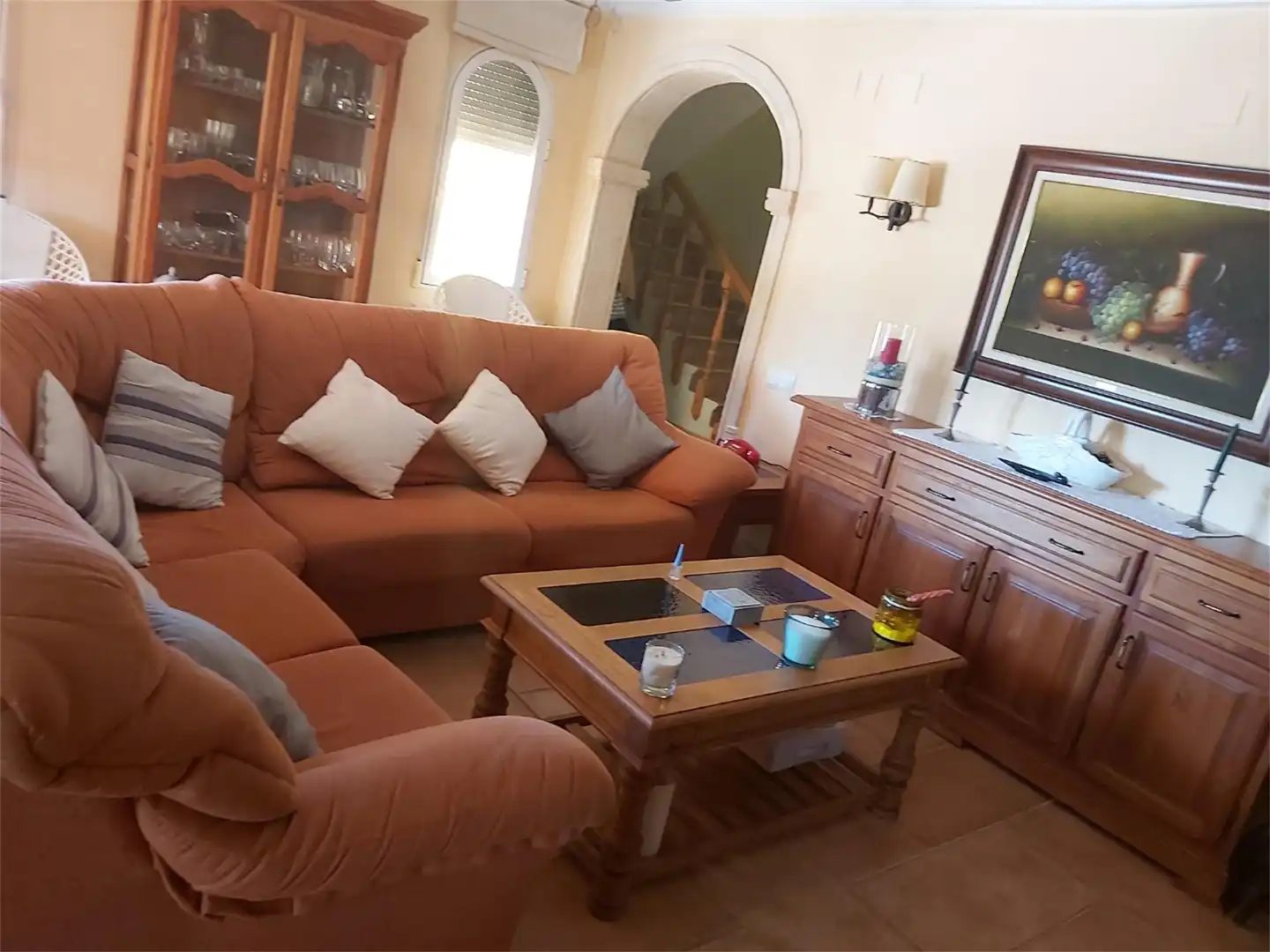 Sala de estar de Casa o chalet de alquiler en Jávea / Xàbia con Calefacción, Jardín privado y Terraza