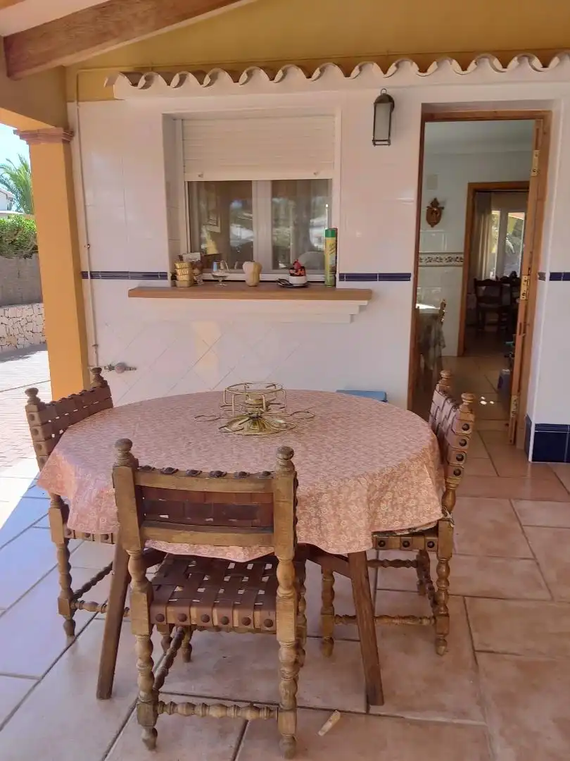 Comedor de Casa o chalet de alquiler en Jávea / Xàbia con Calefacción, Jardín privado y Terraza