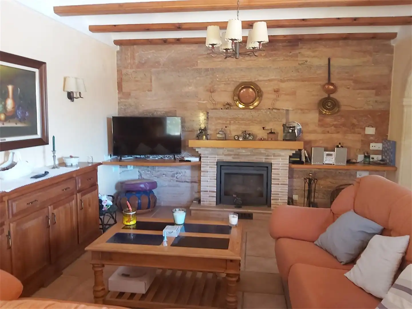 Sala de estar de Casa o chalet de alquiler en Jávea / Xàbia con Calefacción, Jardín privado y Terraza