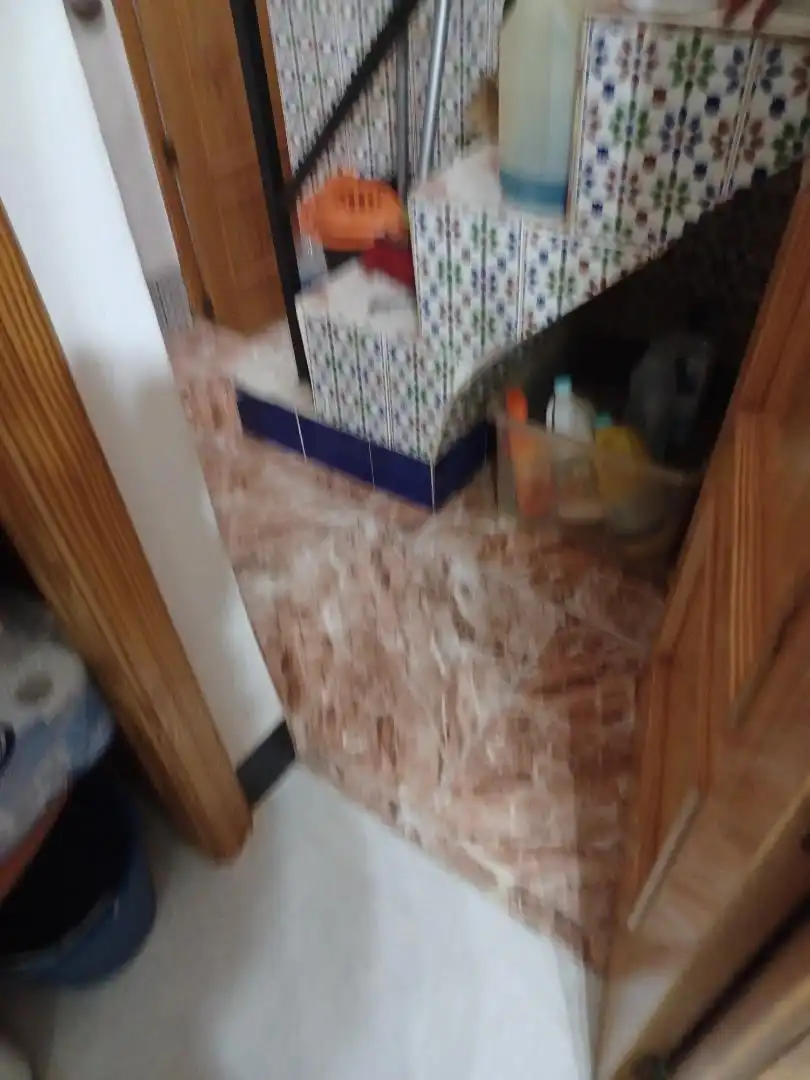 Küche von Einfamilien-Reihenhaus zum Verkauf in Puertollano mit Klimaanlage