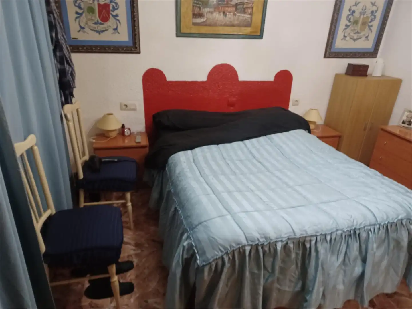 Schlafzimmer von Einfamilien-Reihenhaus zum Verkauf in Puertollano mit Klimaanlage