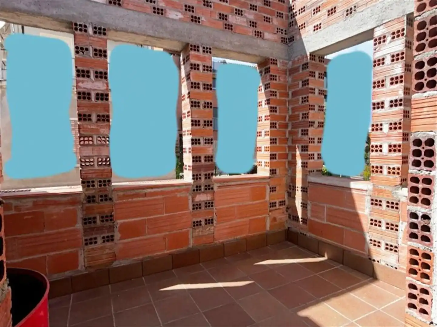 Vista exterior de Casa adosada en venda en Manresa amb Terrassa