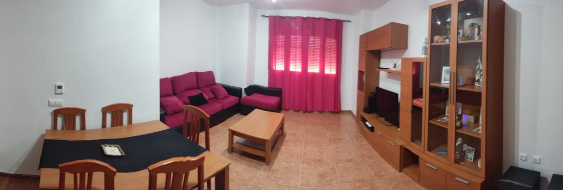 Living room of Single-family semi-detached for sale in El Ejido  with Air Conditioner, Terrace and Balcony