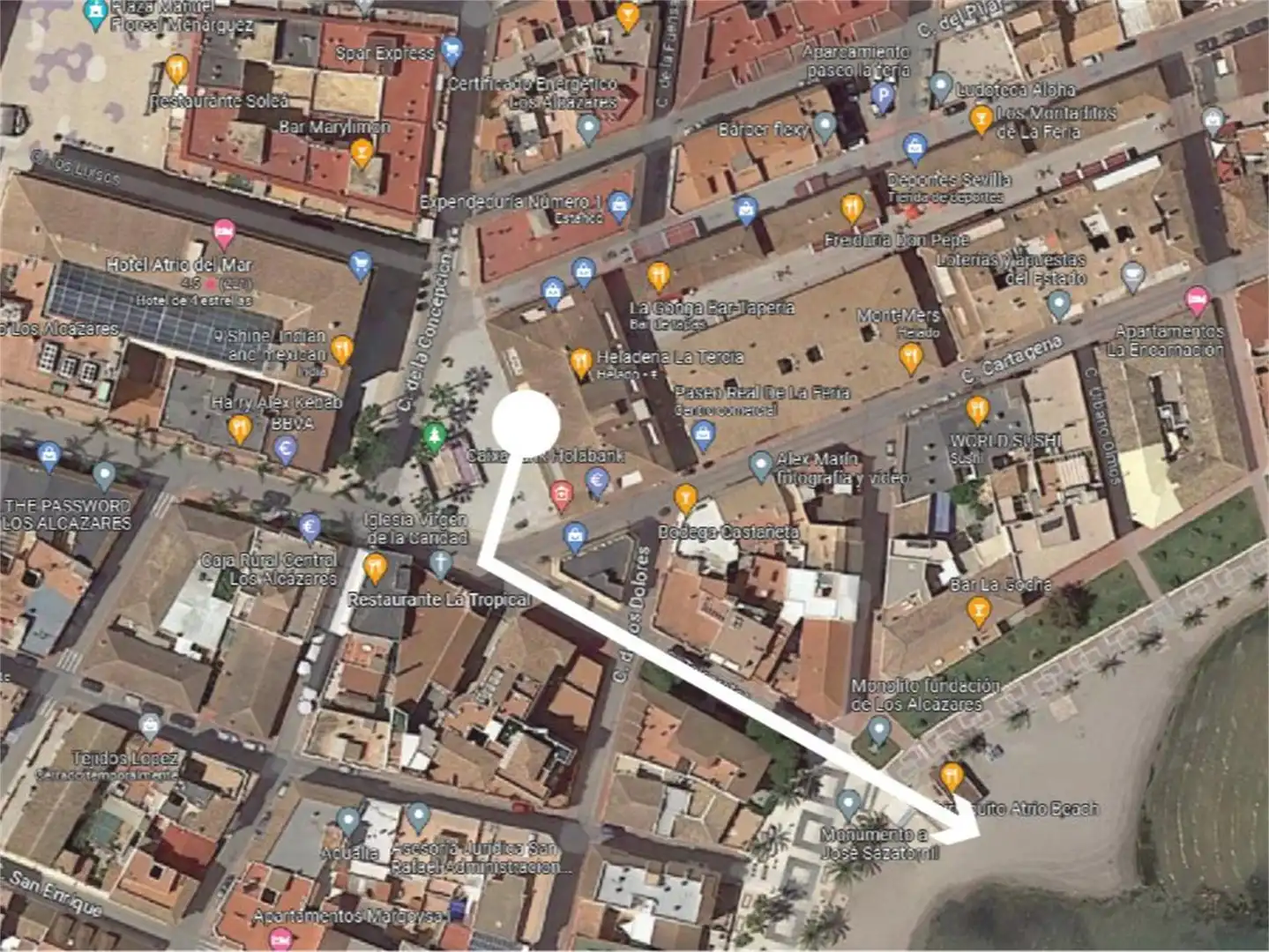 Oficina en venda a Calle Cartagena, Centro Vista exterior de Oficina en venda en Los Alcázares amb Aire condicionat i Calefacció