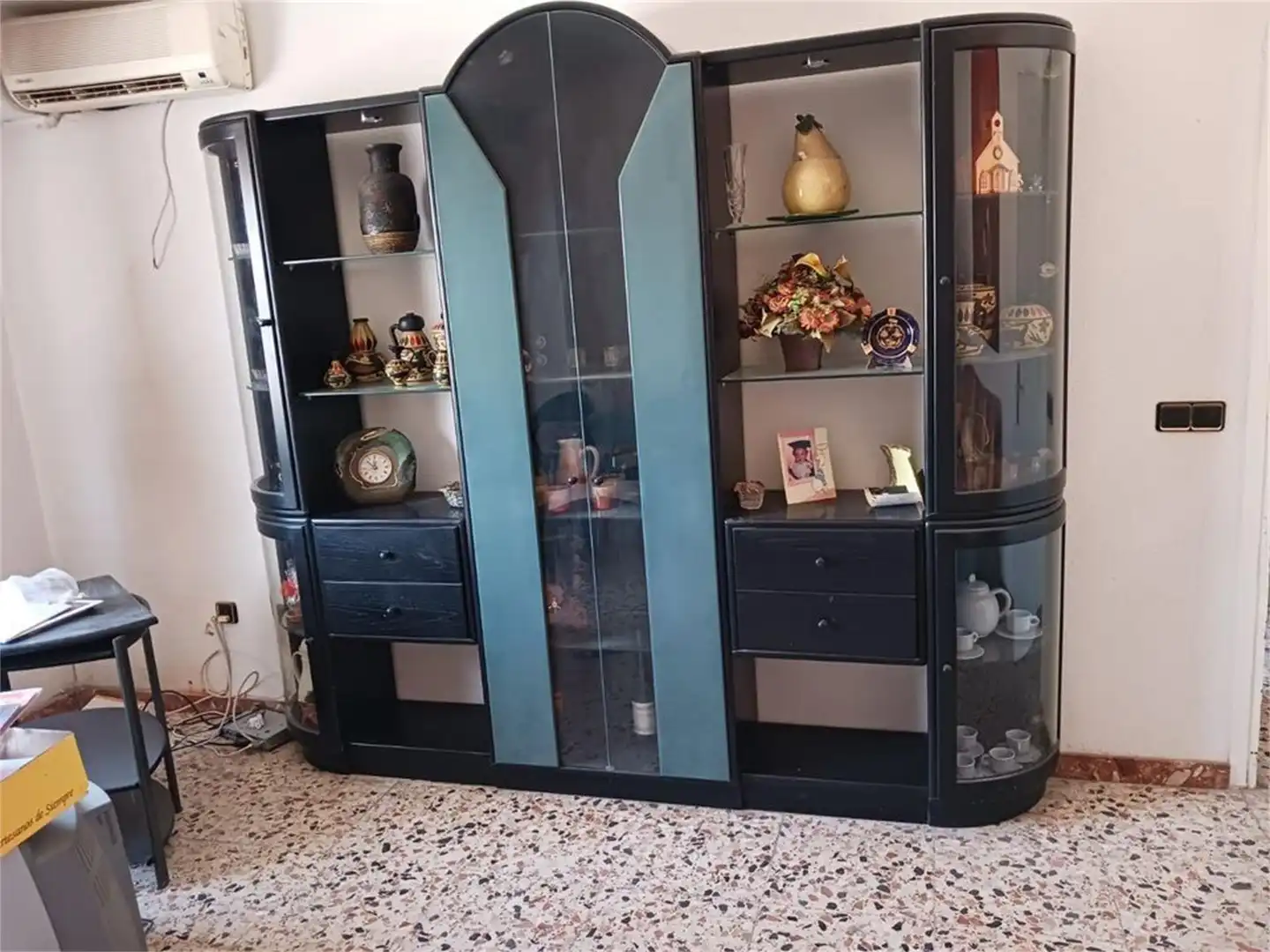 Living room of Flat for sale in Montaverner  with Heating, Furnished and Balcony