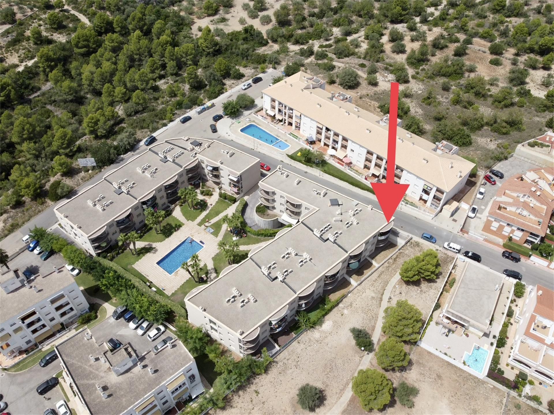 Vista exterior de Apartament en venda en Alcanar amb Aire condicionat, Piscina i Aparcament comunitari