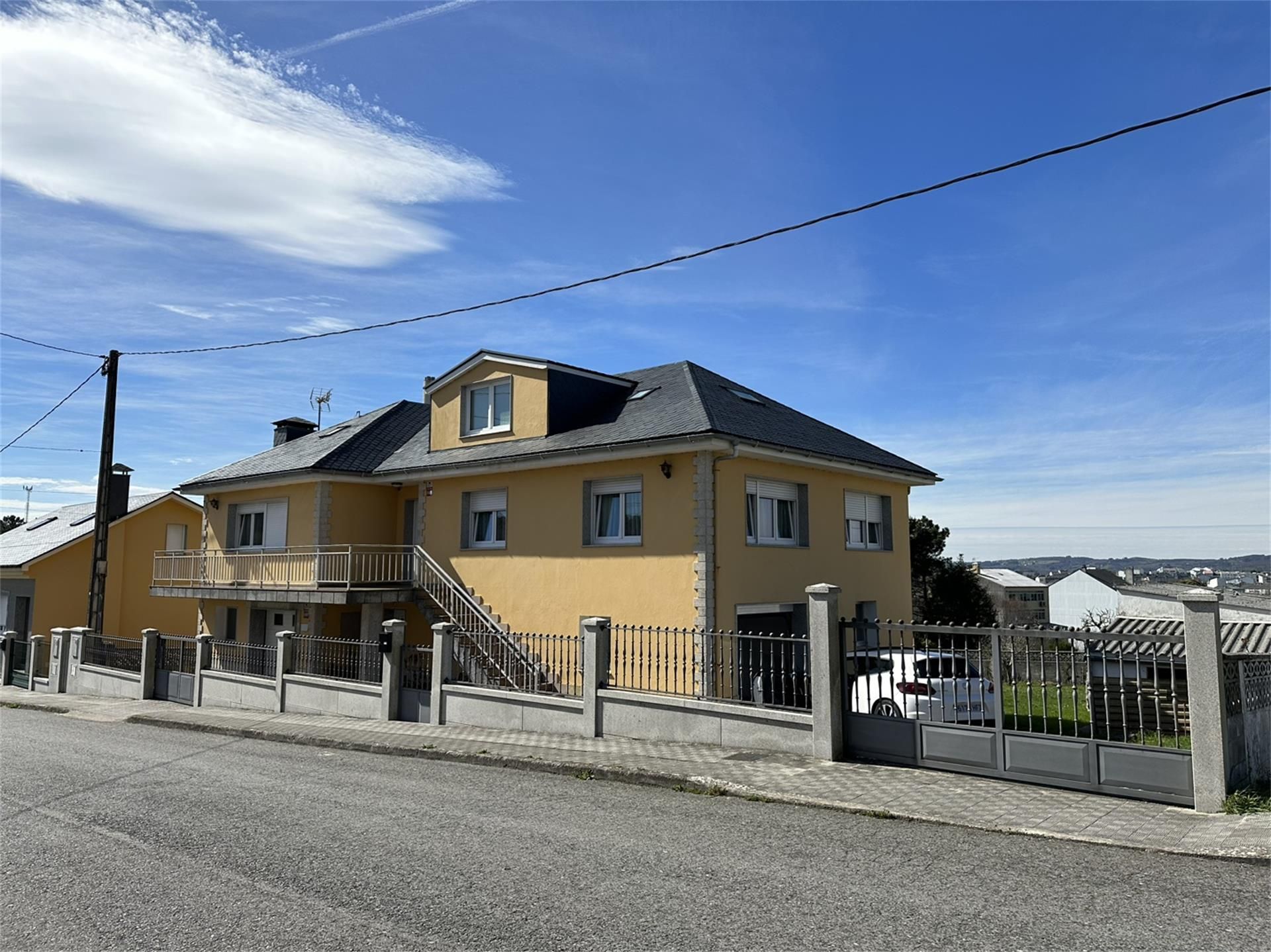 Exterior view of House or chalet for sale in As Pontes de García Rodríguez   with Private garden, Terrace and Storage room
