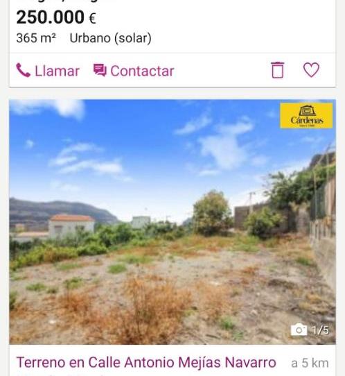 Land for sale in Calle Leonardo Hernandez Perez, 26, El Horno, Las Palmas - image 1 Photo 1 of Land for sale in Calle Leonardo Hernandez Perez, 26, El Horno, Las Palmas