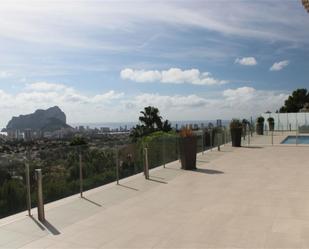 Terrace of Flat for sale in Calpe / Calp  with Air Conditioner, Terrace and Swimming Pool