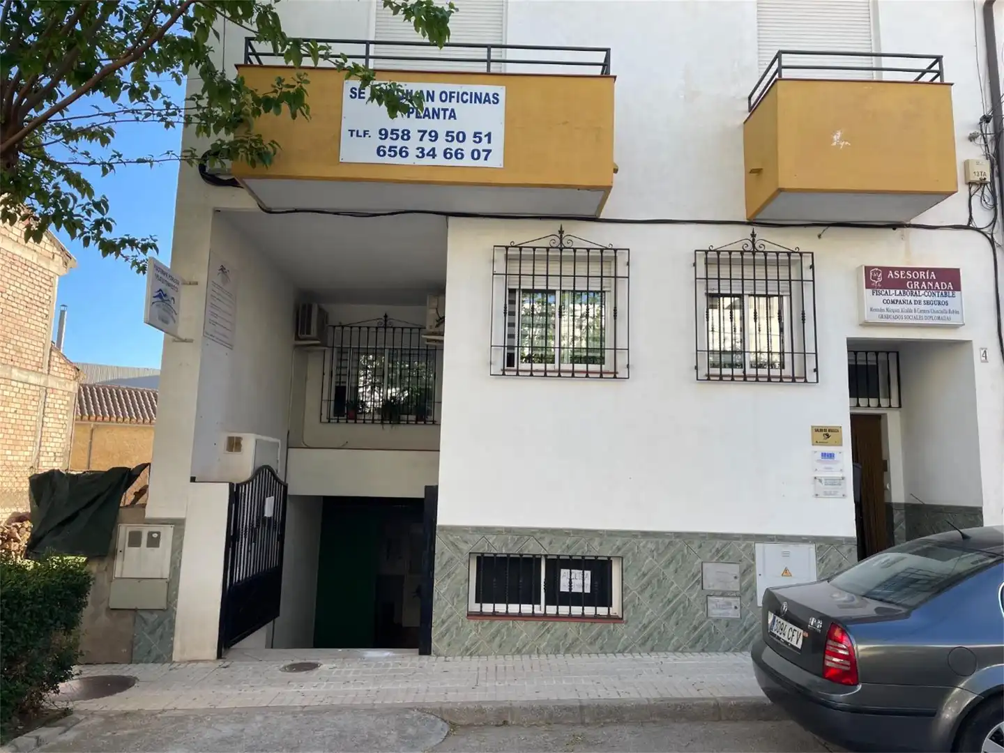Vista exterior de Local de alquiler en Lecrín
