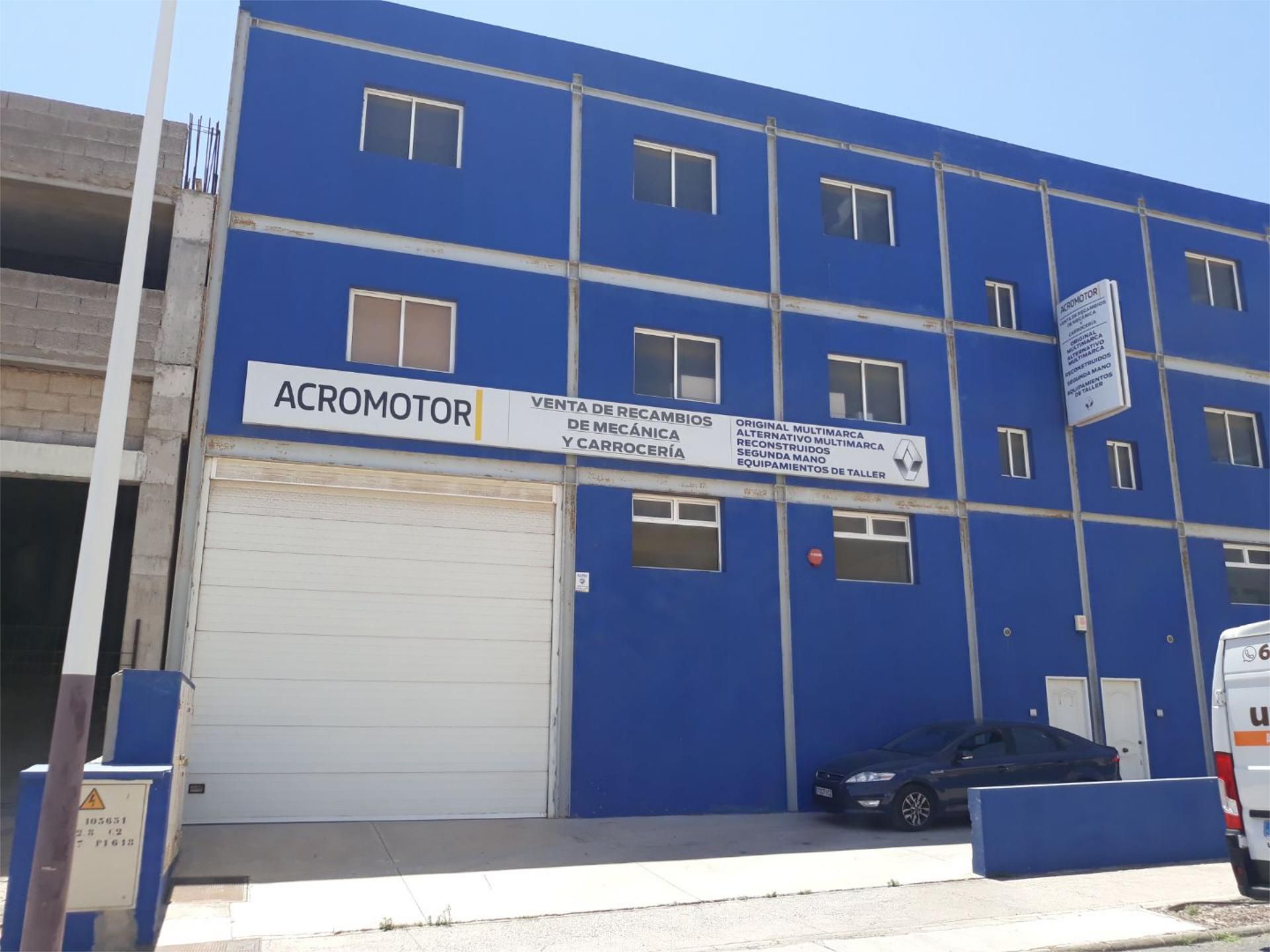 Vista exterior de Nau industrial de lloguer en Agüimes