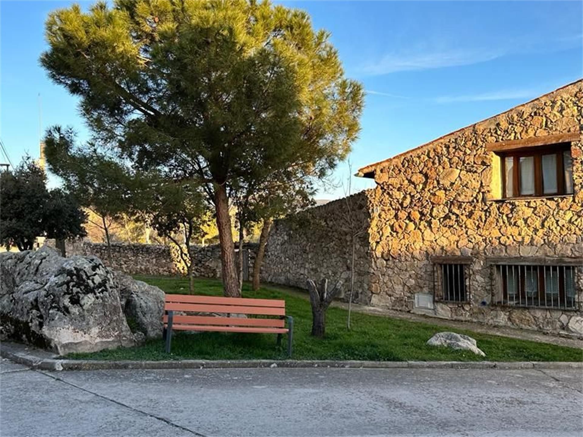 Exterior view of House or chalet for sale in Basardilla  with Private garden, Furnished and Balcony