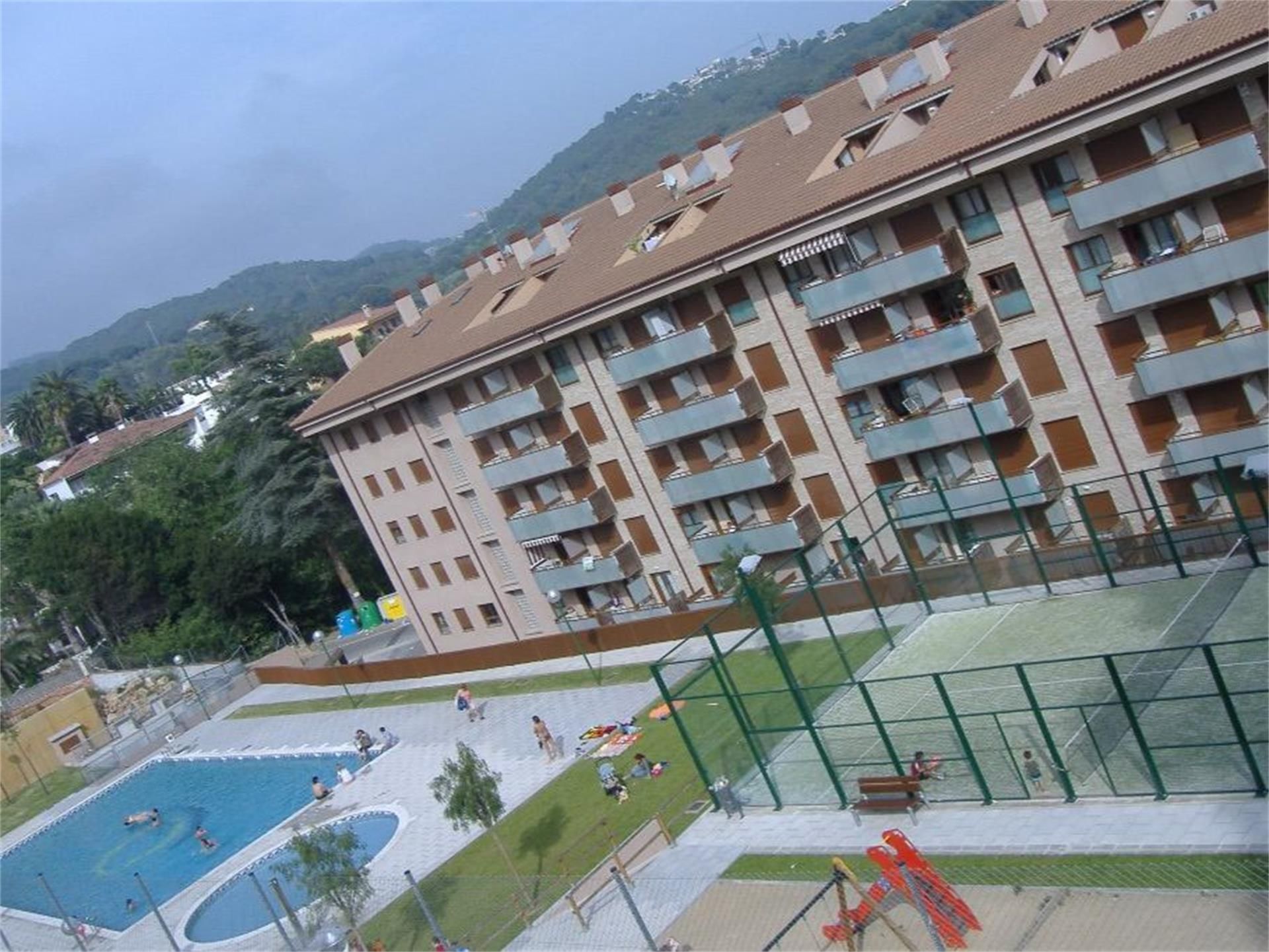 Swimming pool of Flat for sale in Lloret de Mar  with Air Conditioner, Terrace and Swimming Pool