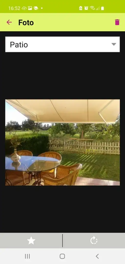 Terraza de Apartamento de alquiler en Rota con Aire acondicionado, Calefacción y Jardín privado
