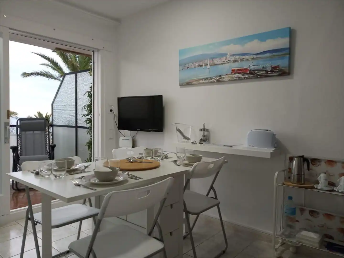 Apartamento en venta en Urbanització Cala Llevadó, Santa María de Llorell Comedor de Apartamento en venta en Tossa de Mar con Calefacción, Jardín privado y Terraza