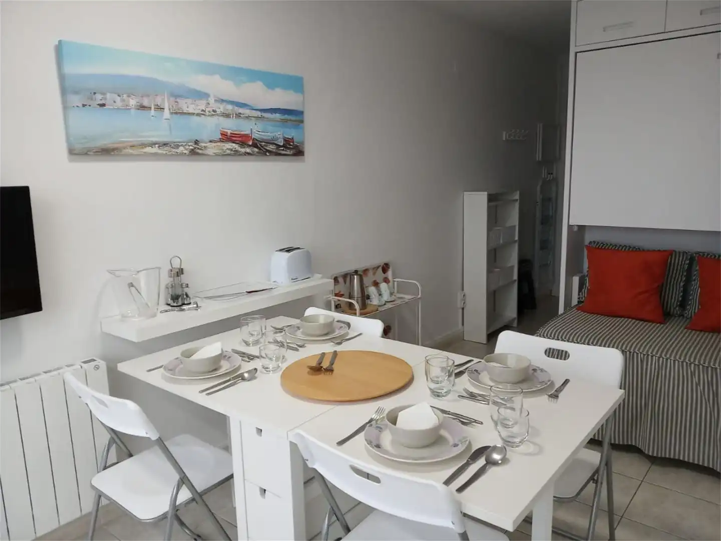 Apartamento en venta en Urbanització Cala Llevadó, Santa María de Llorell Comedor de Apartamento en venta en Tossa de Mar con Calefacción, Jardín privado y Terraza