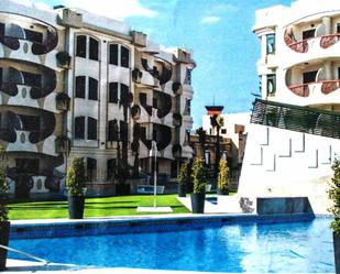 Exterior view of Flat for sale in  Melilla Capital  with Air Conditioner, Terrace and Swimming Pool