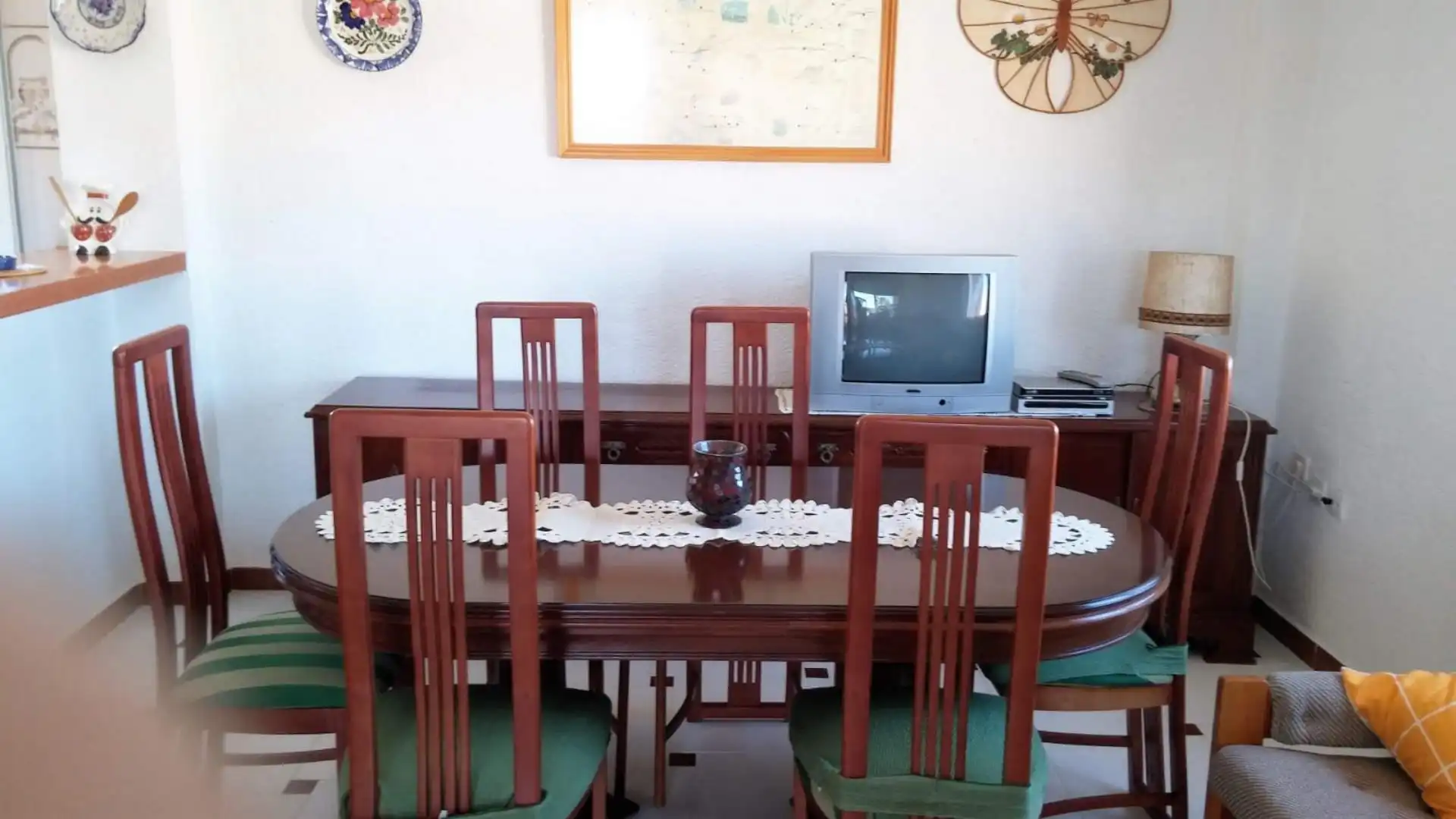 Comedor de Casa o chalet de alquiler en Oliva con Jardín privado, Terraza y Amueblado
