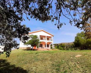 Vista exterior de Casa o xalet en venda en Villaharta amb Aire condicionat, Terrassa i Piscina