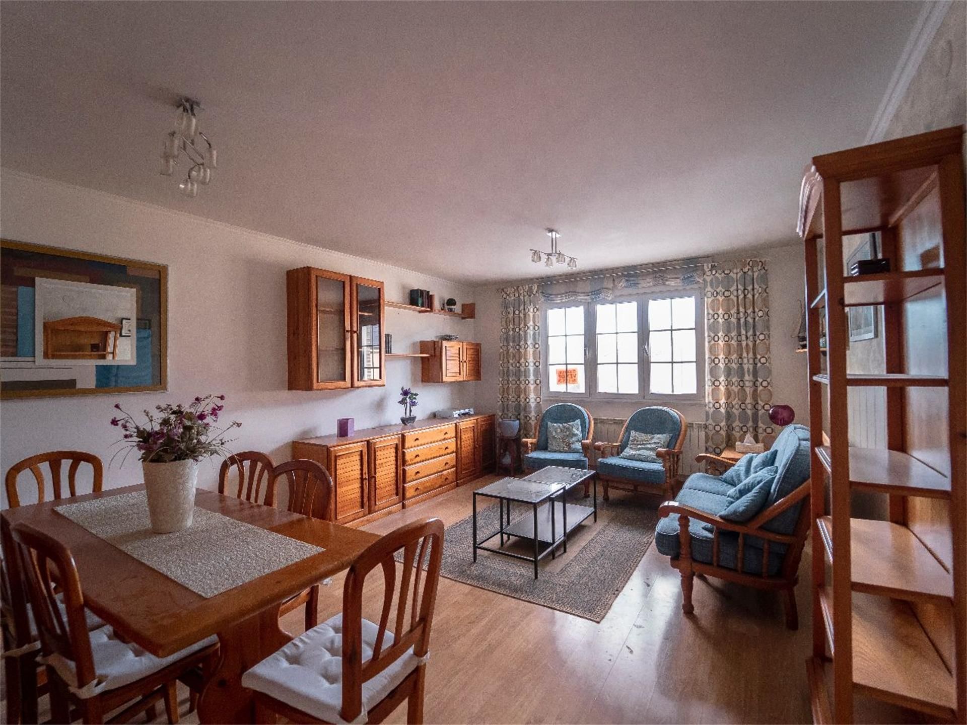 Living room of Flat for sale in Camponaraya  with Terrace and Balcony