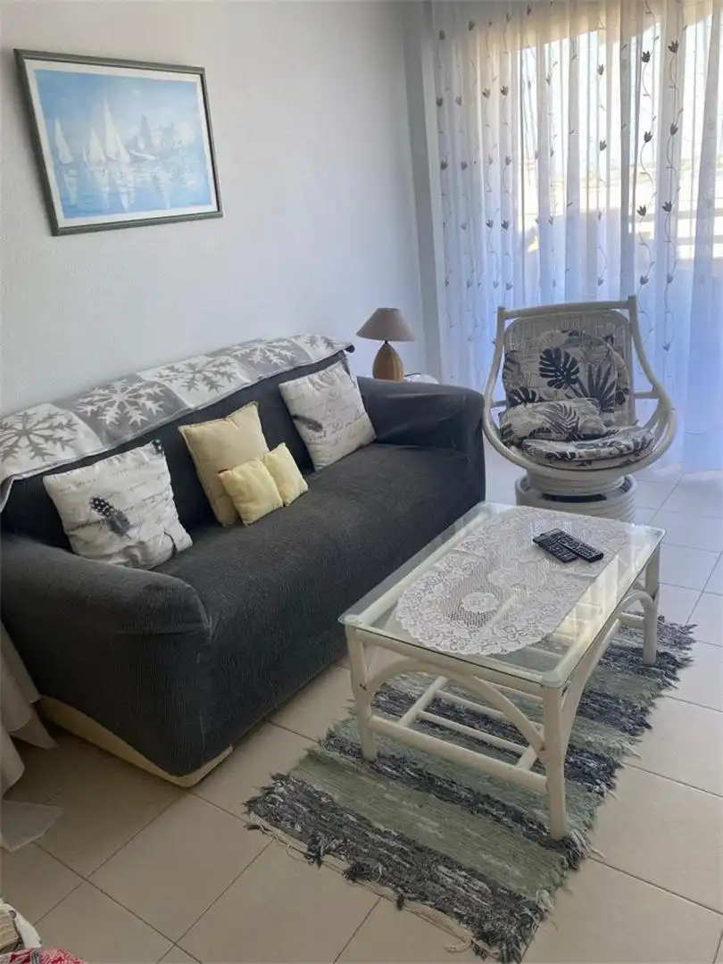 Living room of Flat for rent in Orihuela  with Terrace, Swimming Pool and Furnished