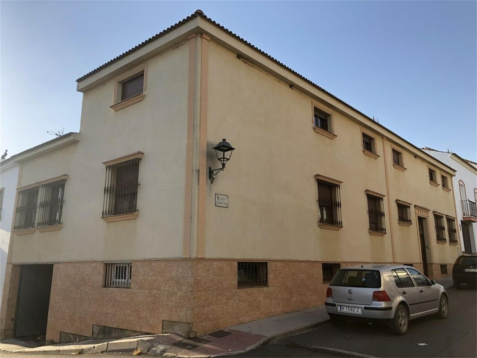 Exterior view of Single-family semi-detached for sale in Gibraleón  with Air Conditioner and Terrace