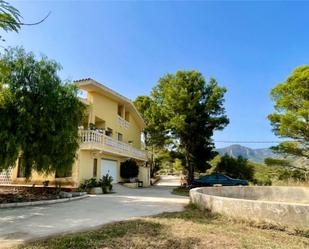 Exterior view of House or chalet for sale in Rossell  with Terrace, Swimming Pool and Balcony