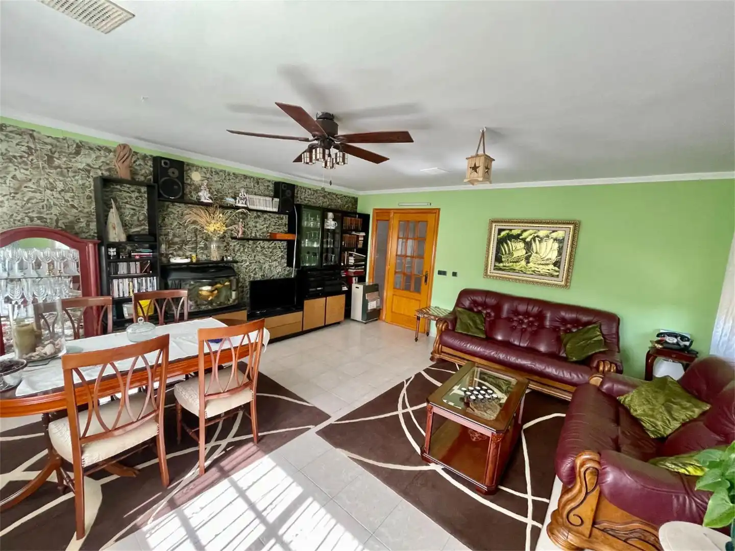Sala de estar de Casa o chalet en venta en Rossell con Jardín privado, Terraza y Trastero