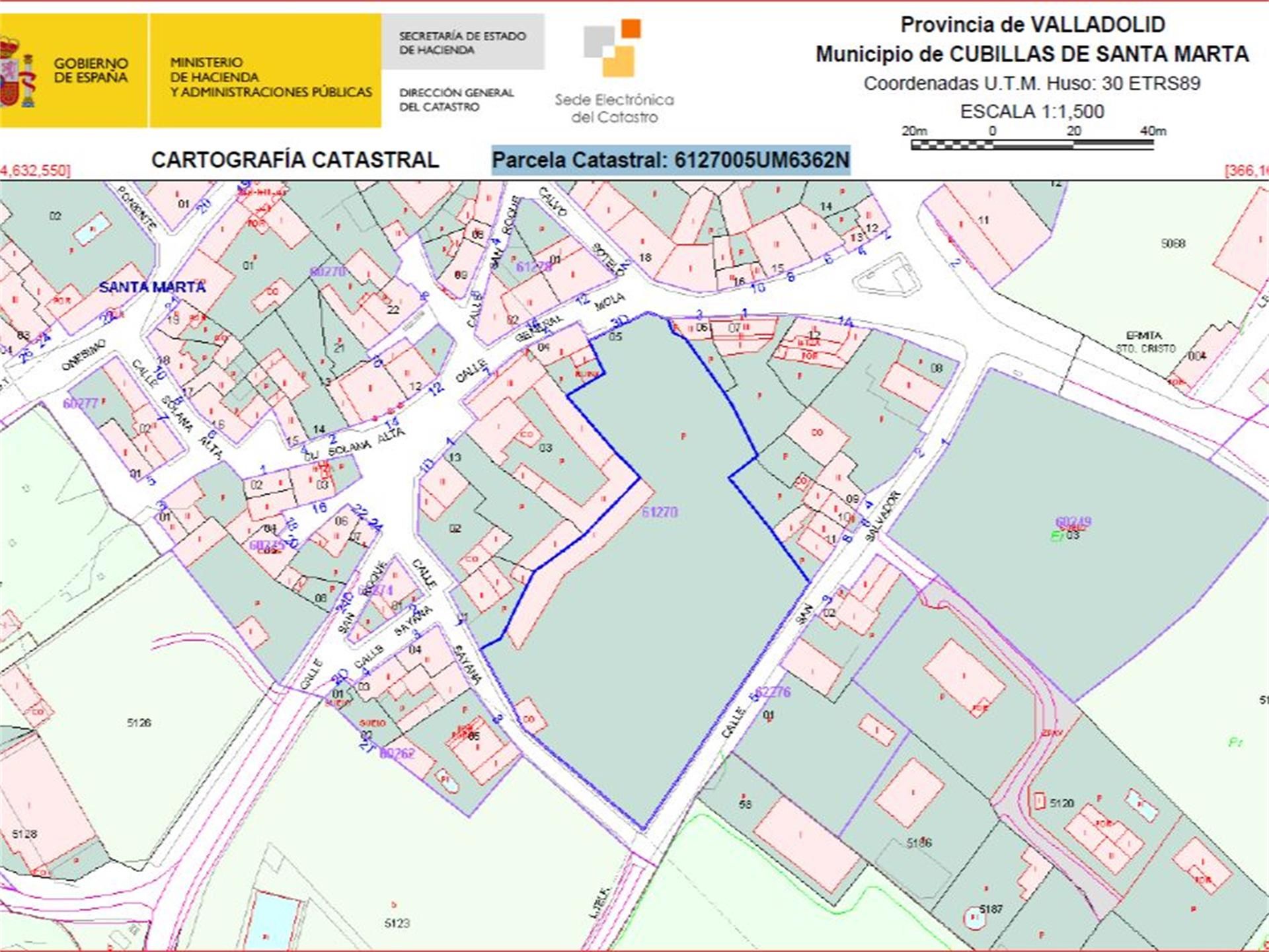 Urbanitzable en venda en Cubillas de Santa Marta