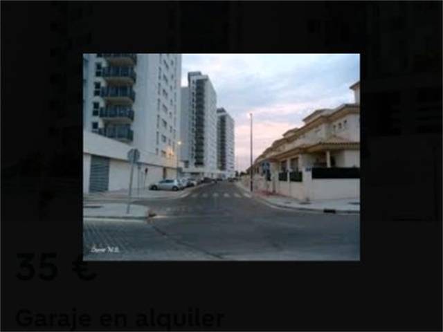 Garaje en Alquiler en Calle Ingeniero Vargas Machuca, 1 en La Casería - San Carlos