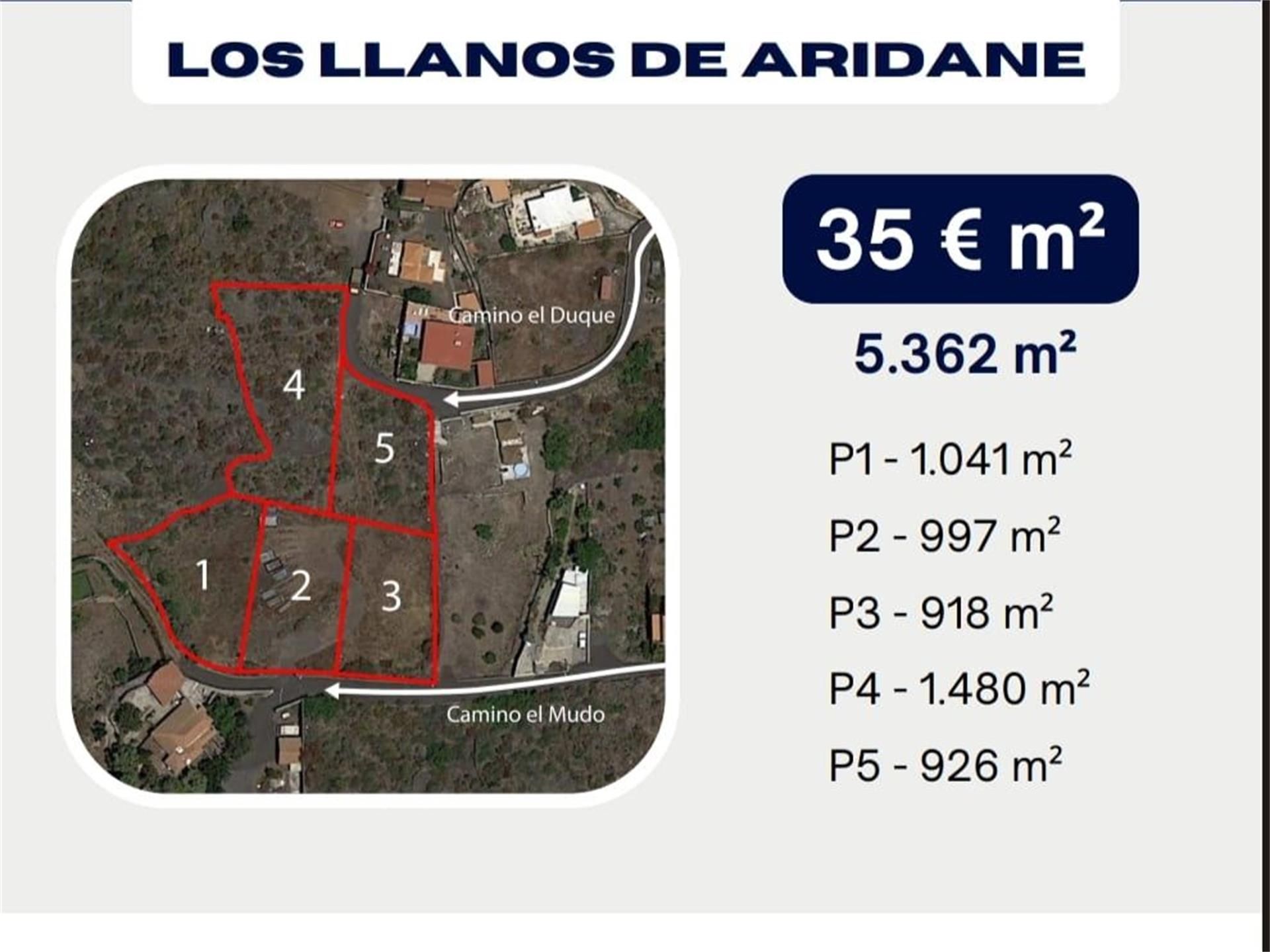 Constructible Land for sale in Los Llanos de Aridane