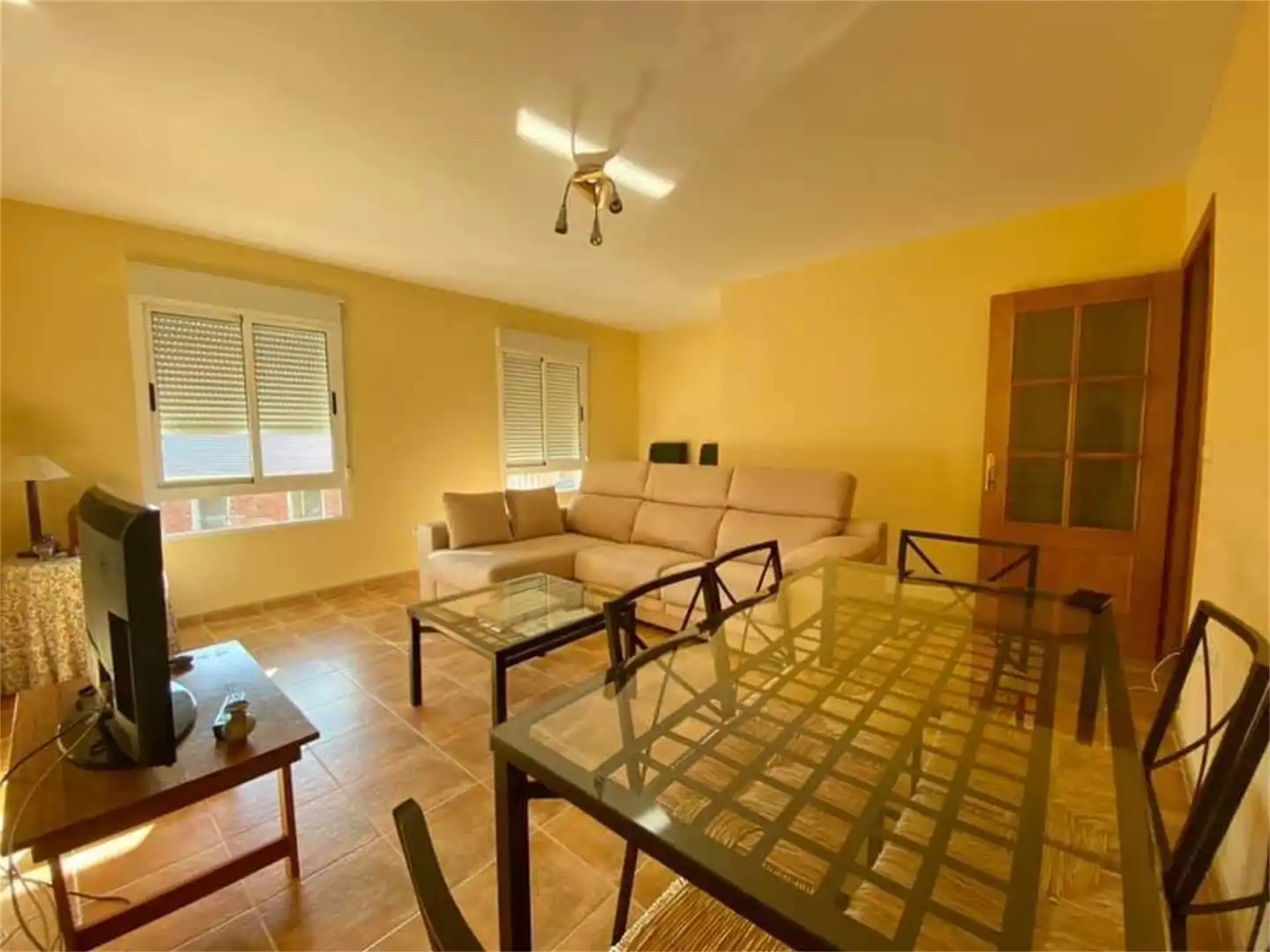 Living room of Houses for sale in Caminomorisco  with Terrace and Balcony