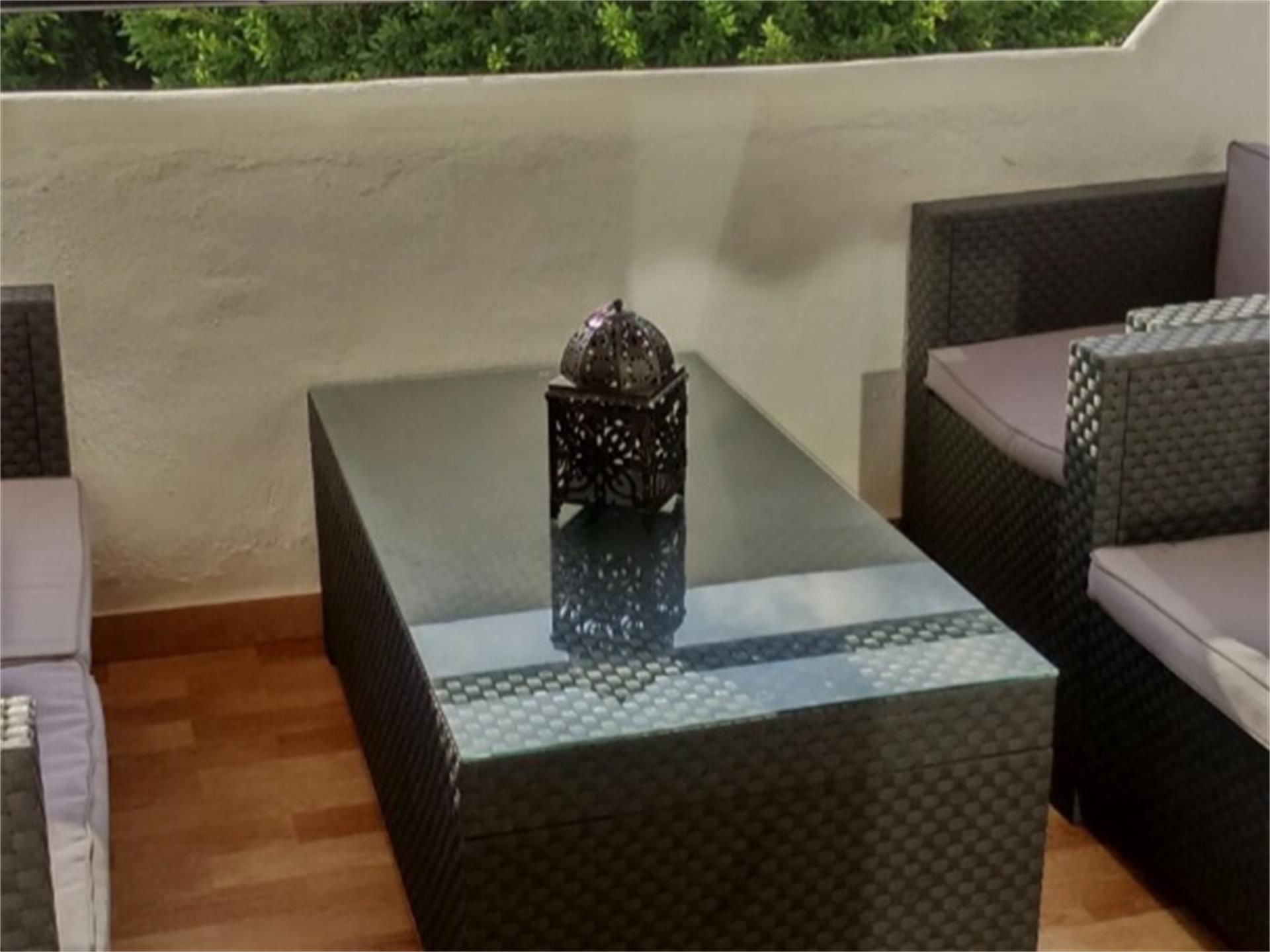 Terrassa de Apartament de lloguer en Torrox amb Aire condicionat, Calefacció i Jardí privat