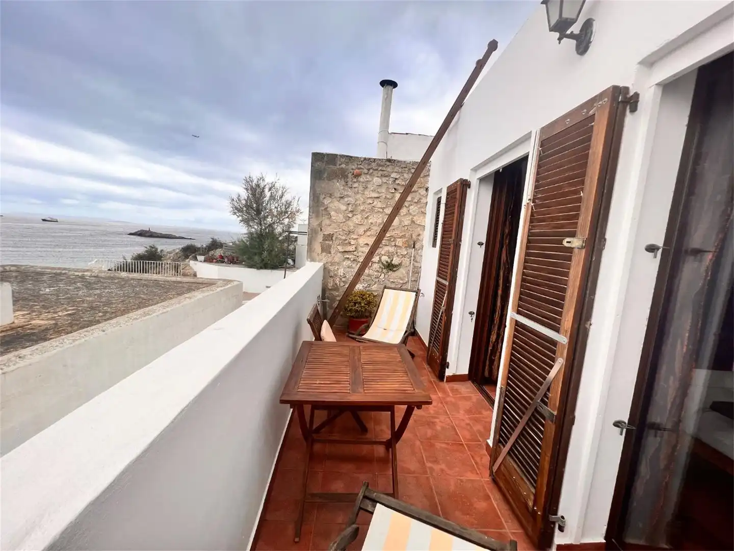 Terrasse von Wohnung zum Verkauf in Eivissa mit Terrasse, Abstellraum und Möbliert